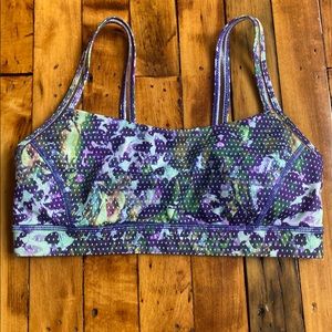 Lululemon exotic print sports bra